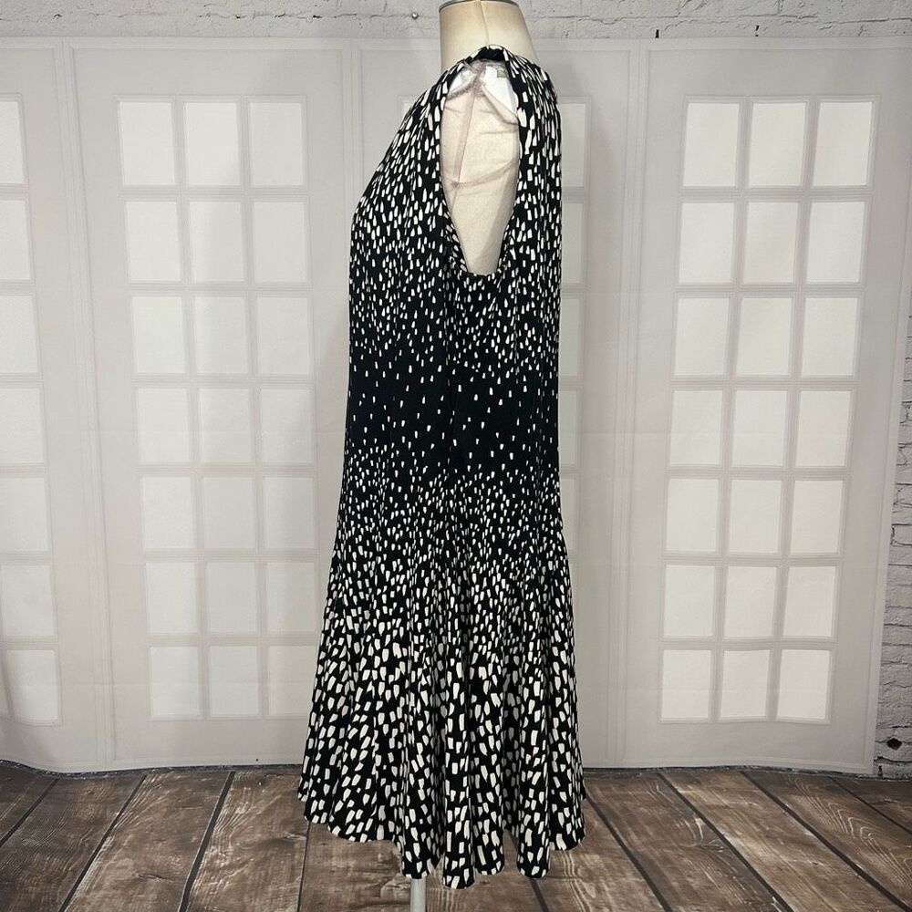 Eliza J Black and White Print Sheath Dress Size 18W - Picture 4 of 9
